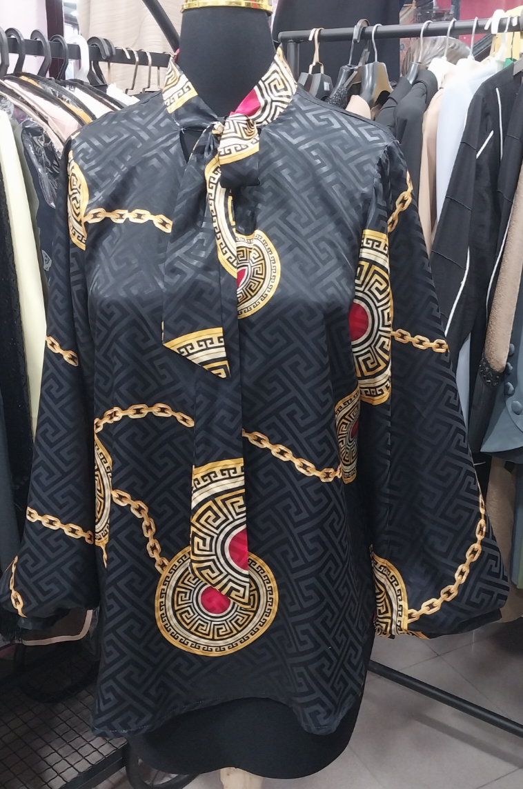 تونیک یقه کراواتی