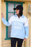 هودی نیم زیپ bottega کد 1549