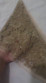 روسری سه گوش دانتل مخملی قواره 75cm کد 2243